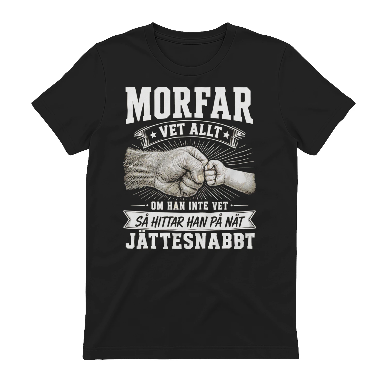 Morfar Vet Allt – Rolig Present till Morfar 👴- SWEDE