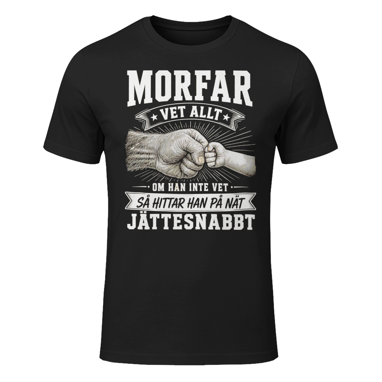 Morfar Vet Allt – Rolig Present till Morfar 👴- SWEDE