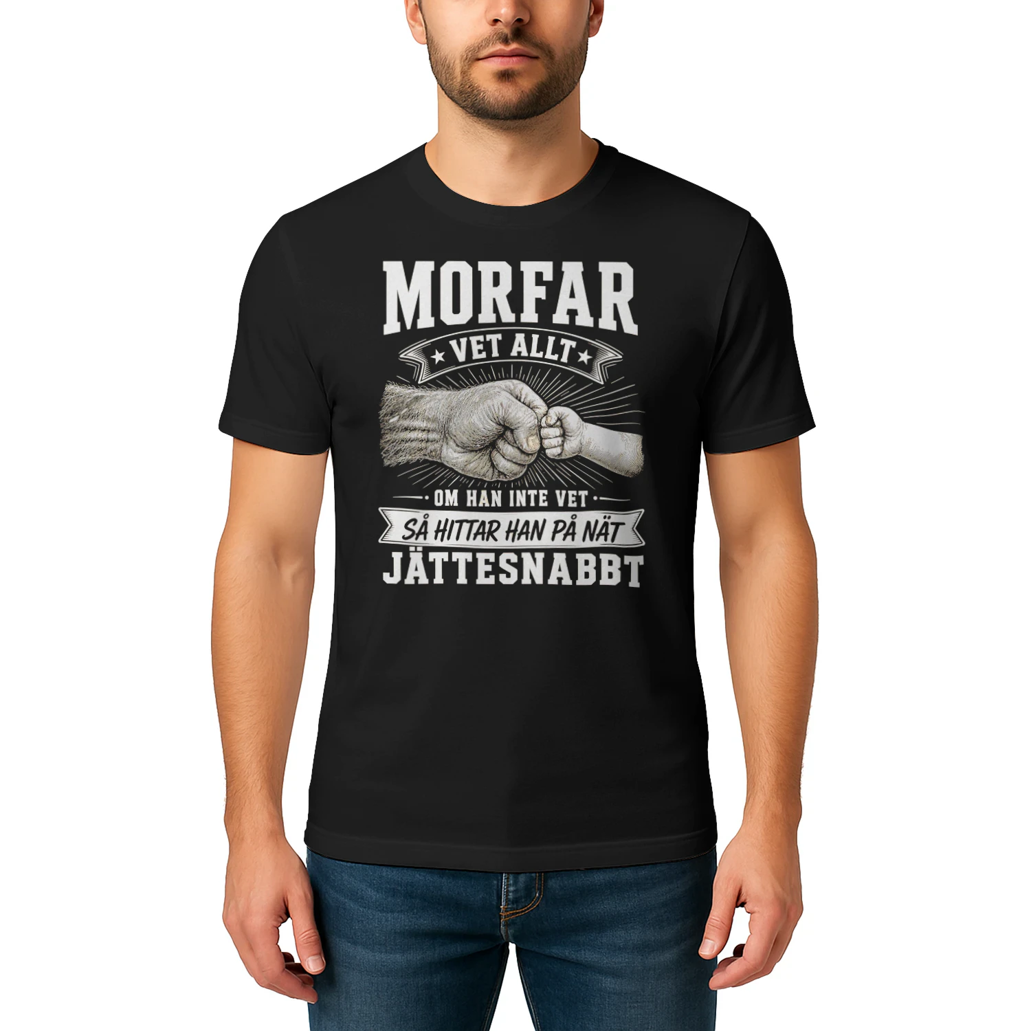 Morfar Vet Allt – Rolig Present till Morfar 👴- SWEDE