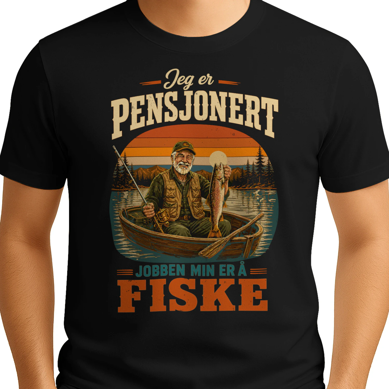 JEG ER PENSJONERT – JOBBEN MIN ER Å FISKE