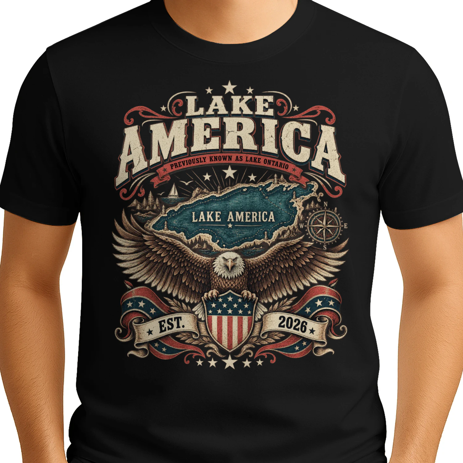 Lake America Patriotic Eagle – Est. 2026