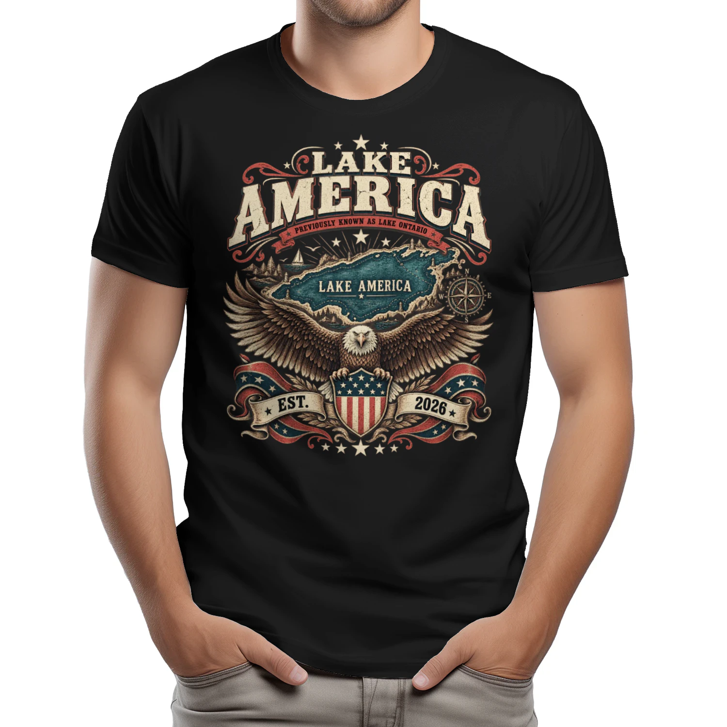 Lake America Patriotic Eagle – Est. 2026