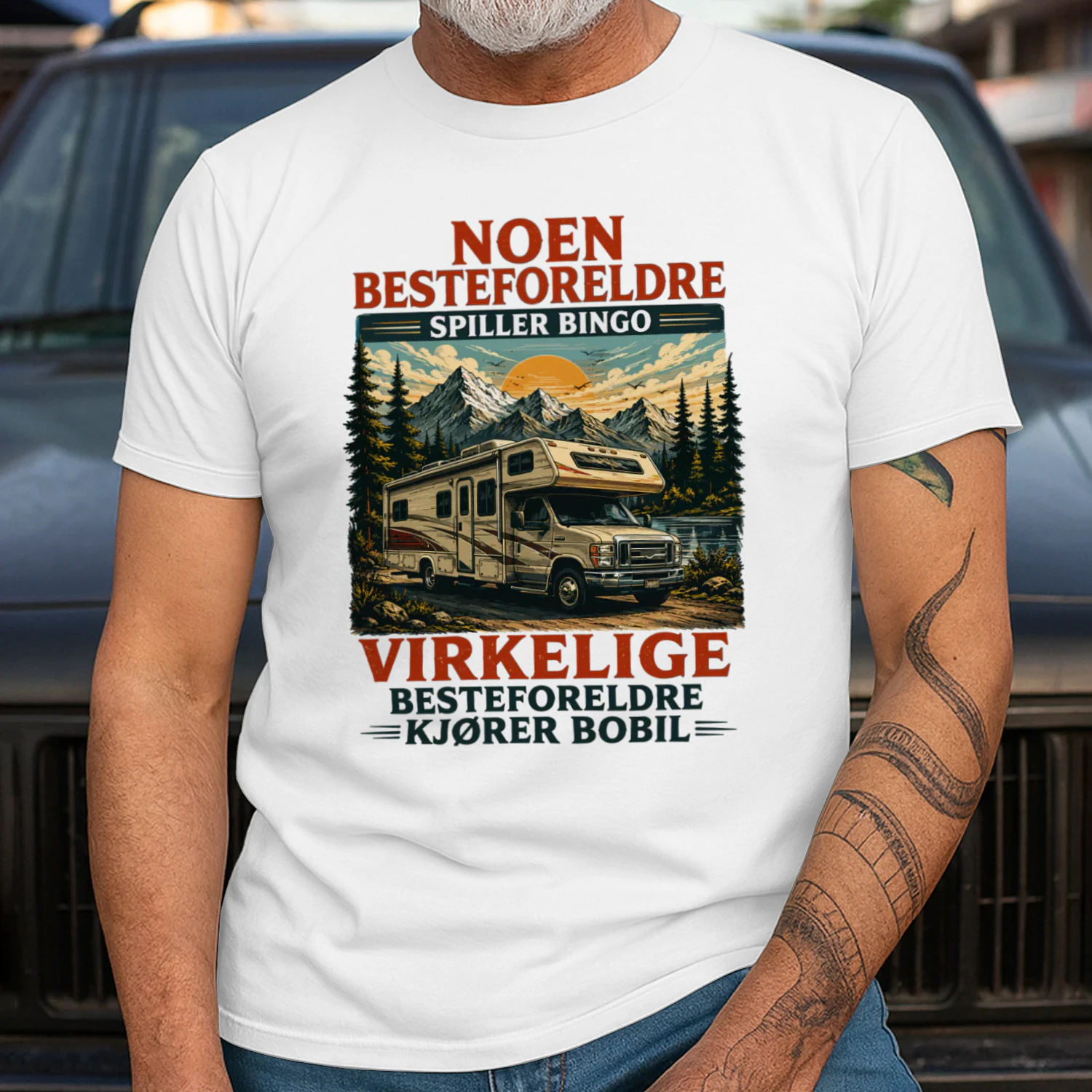 Noen Besteforeldre Spiller Bingo