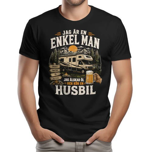 Jag Är En Enkel Man Jag Älskar Öl Och Kör En Husbil