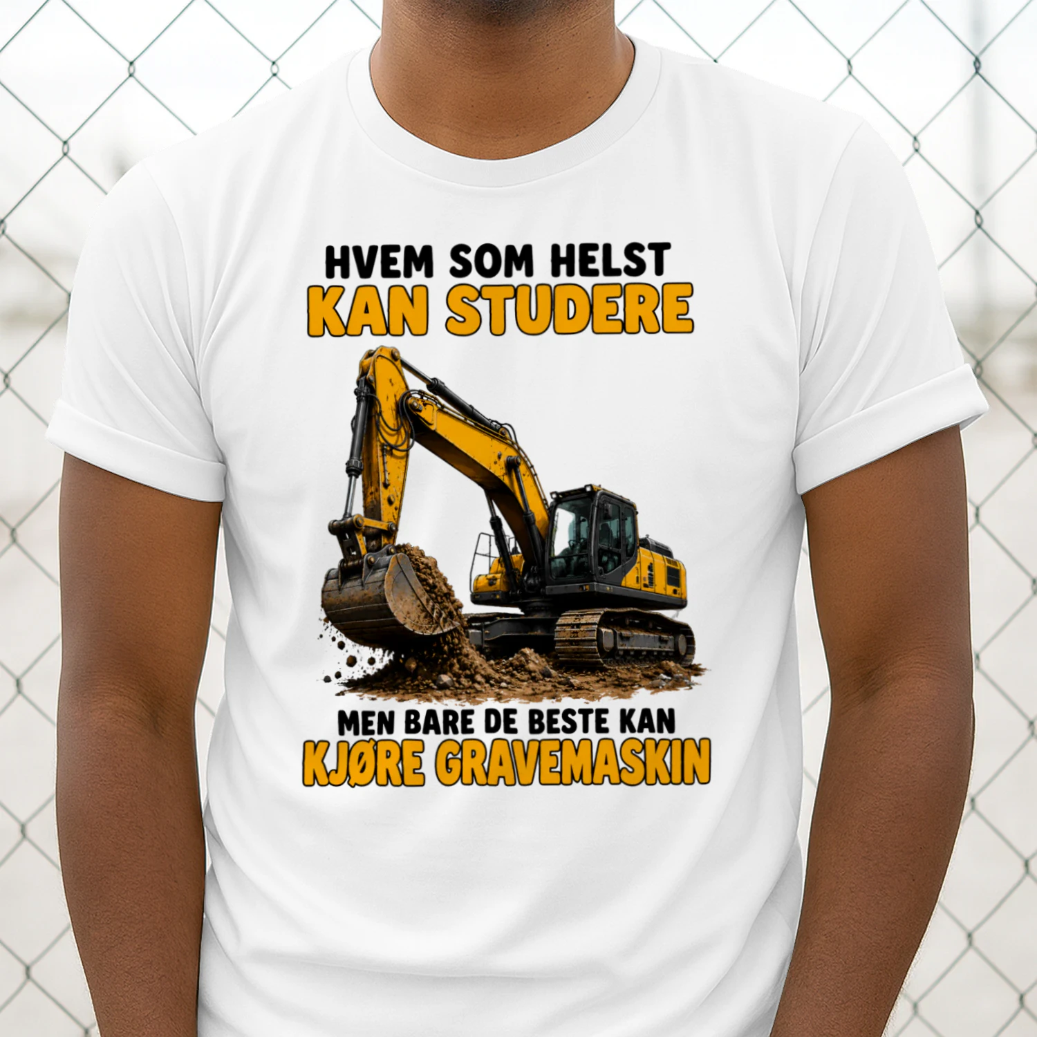 Hvem som helst kan studere, men bare de beste kan kjøre gravemaskin