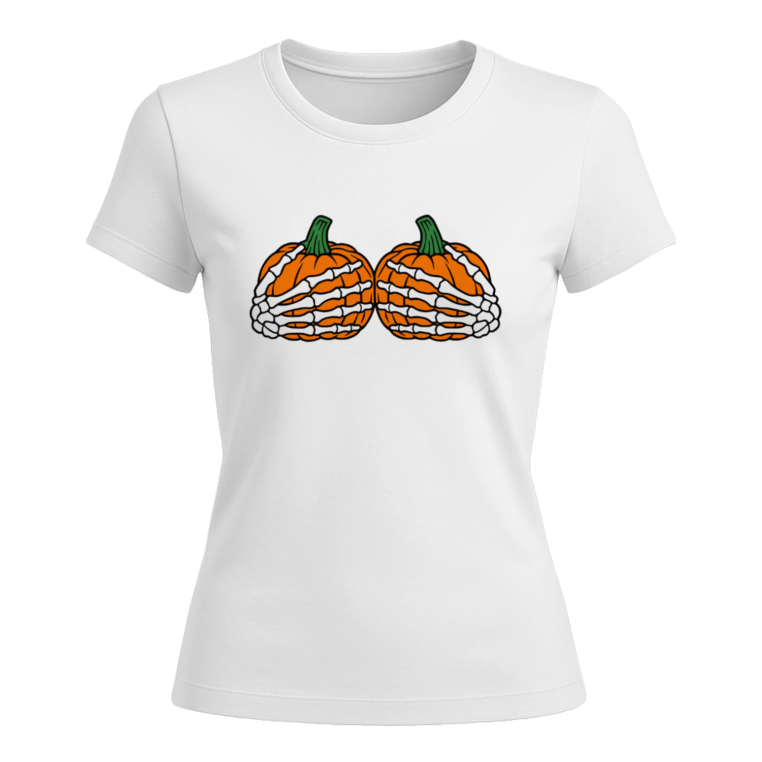 Halloween breast t-shirt