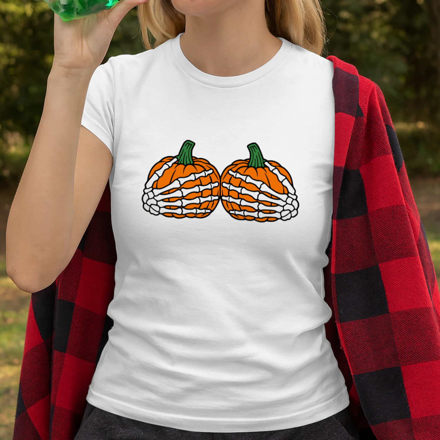 Halloween breast t-shirt