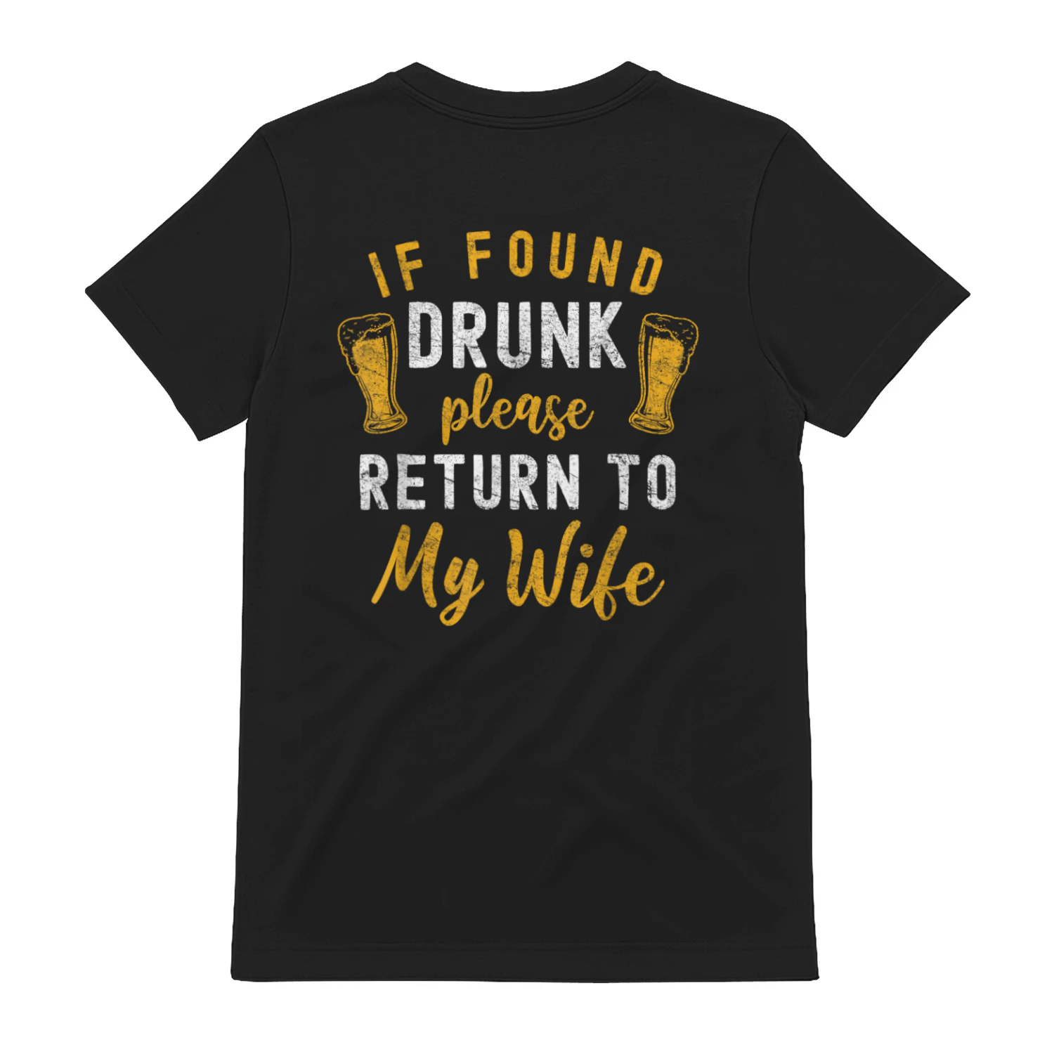 FUNNY MATCHING DRUNK HUSBAND WIFE