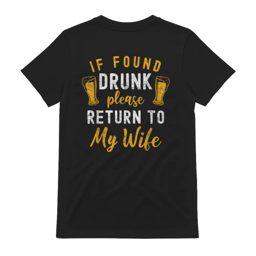 FUNNY MATCHING DRUNK HUSBAND WIFE