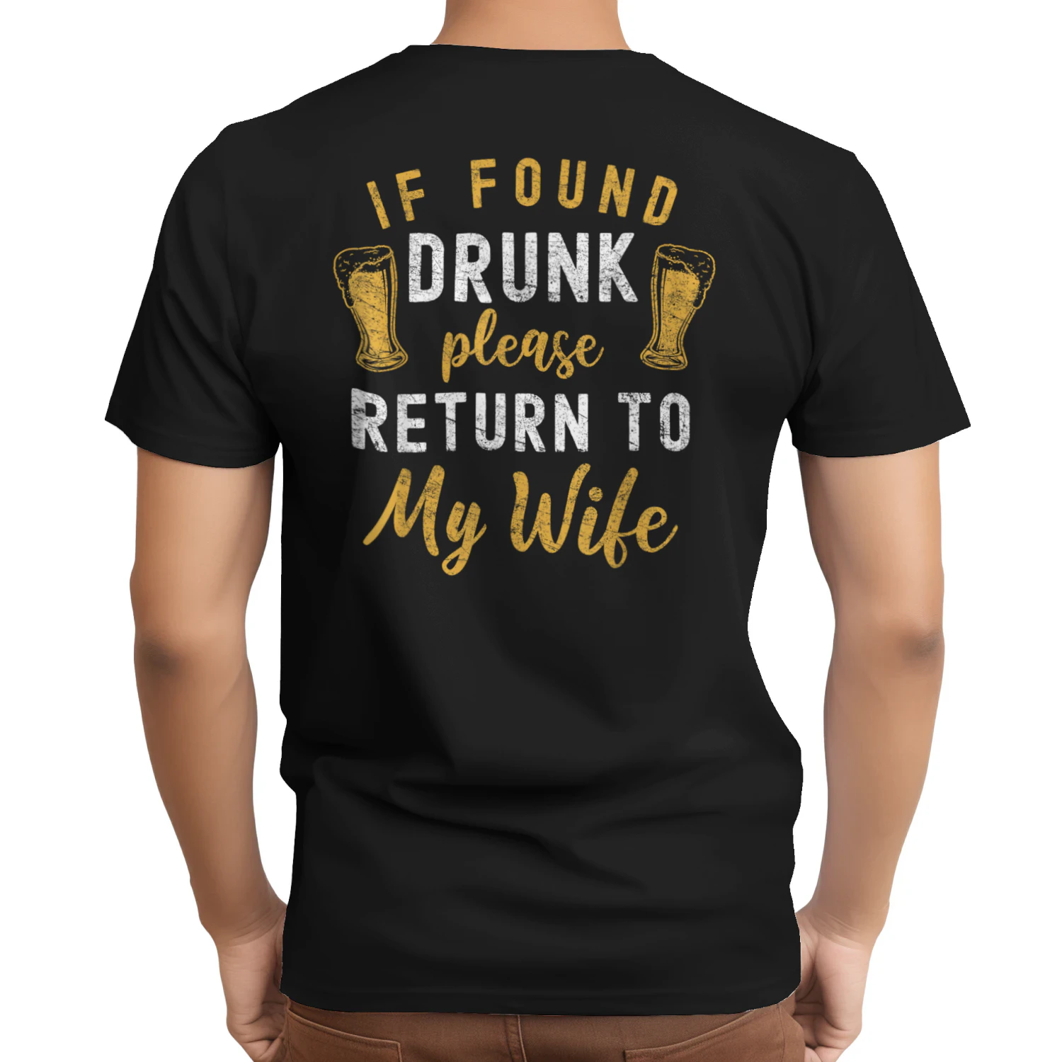 FUNNY MATCHING DRUNK HUSBAND WIFE