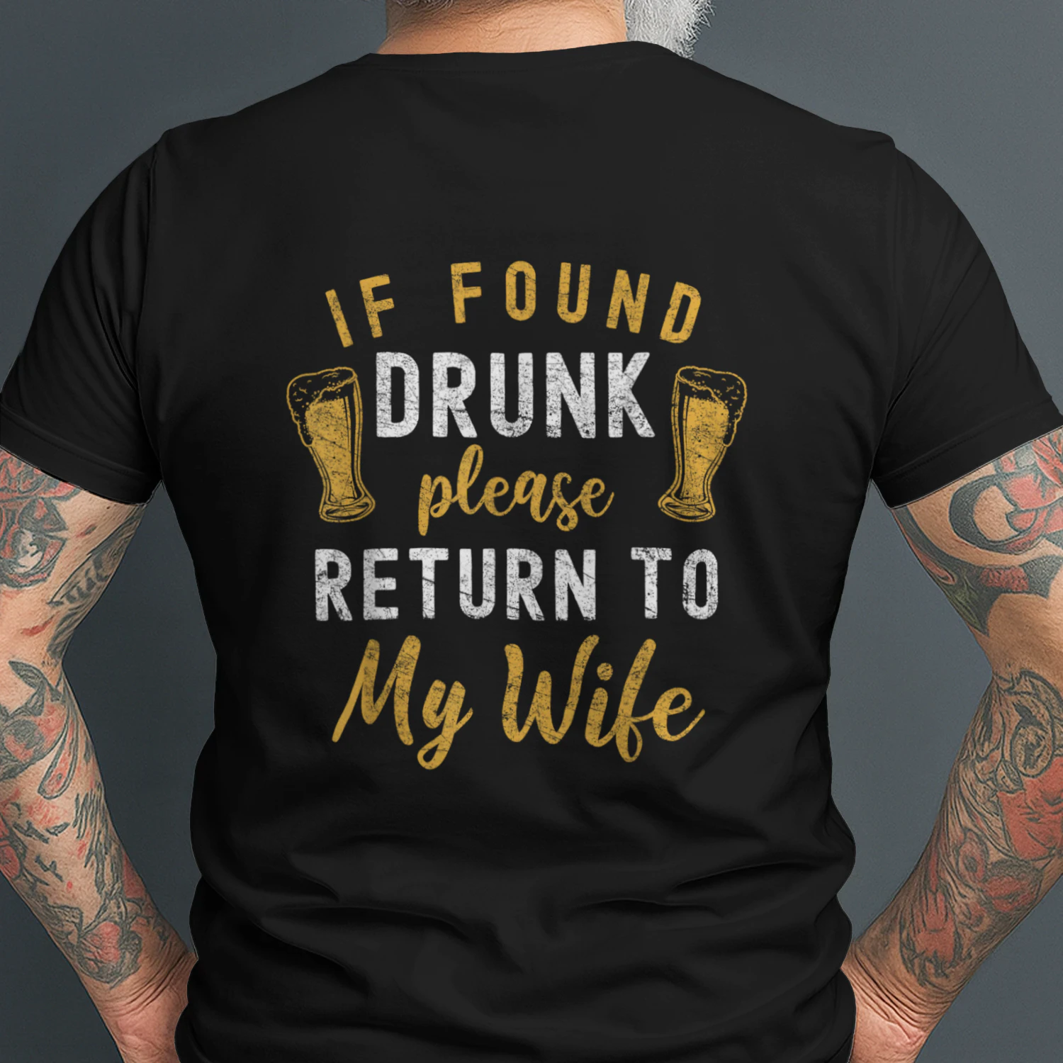 FUNNY MATCHING DRUNK HUSBAND WIFE