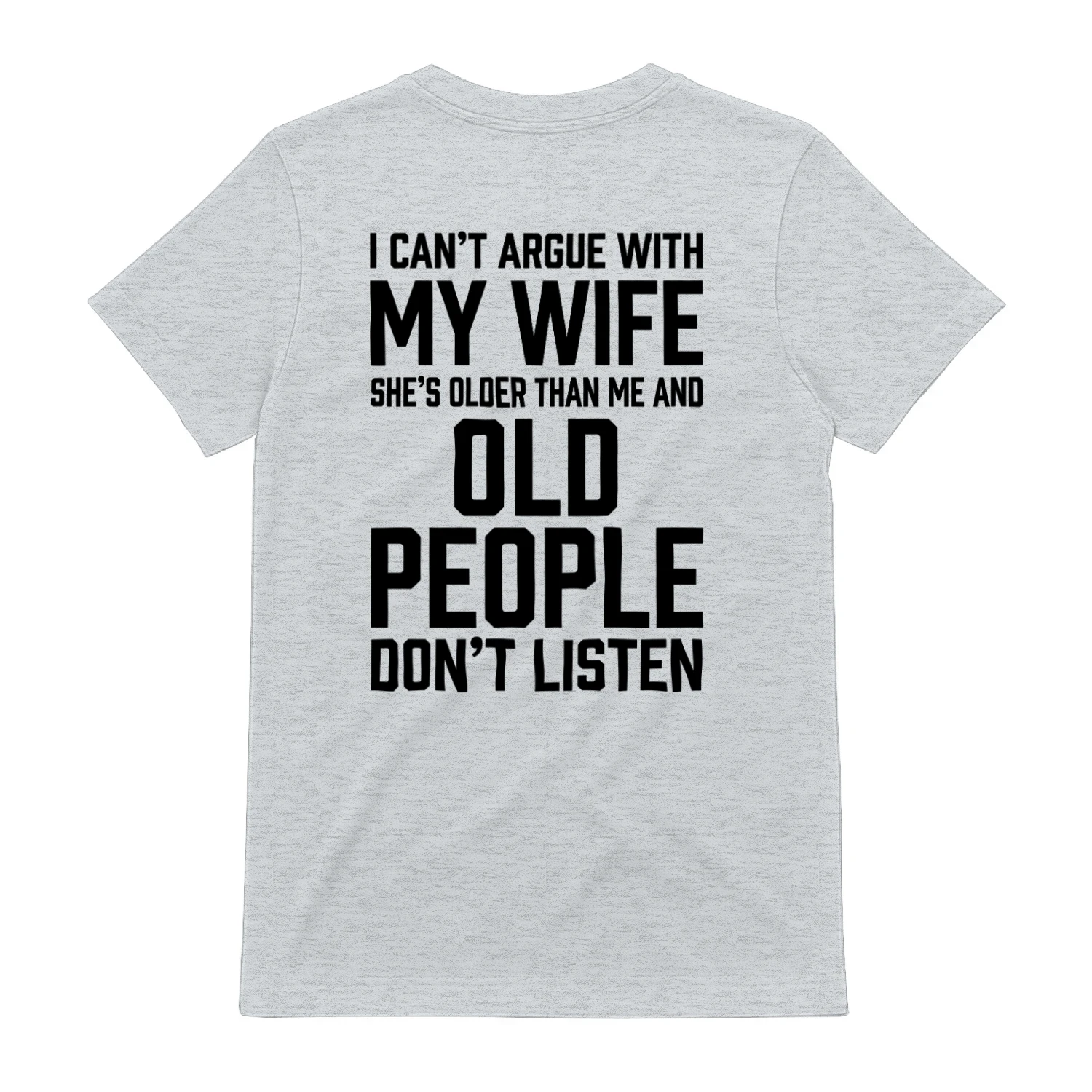 I CAN'T ARGUE WITH MY WIFE