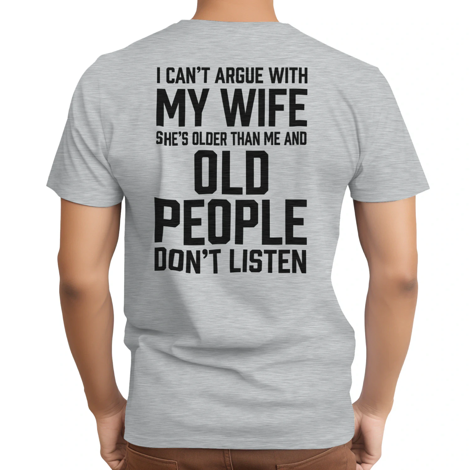 I CAN'T ARGUE WITH MY WIFE