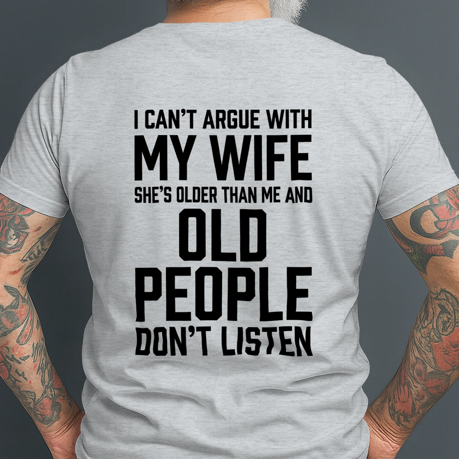 I CAN'T ARGUE WITH MY WIFE