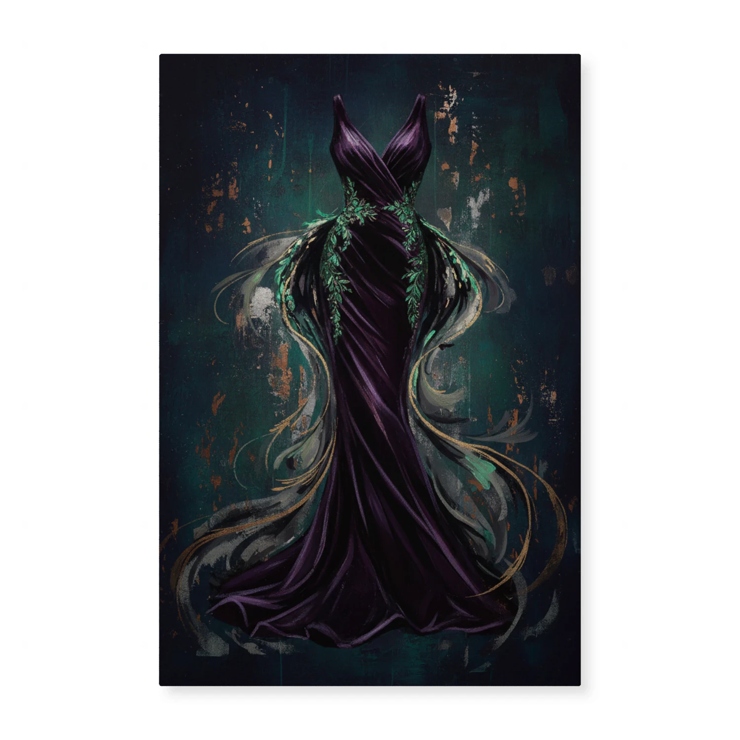 Dark Fantasy Mystic Cloaked Figure Art