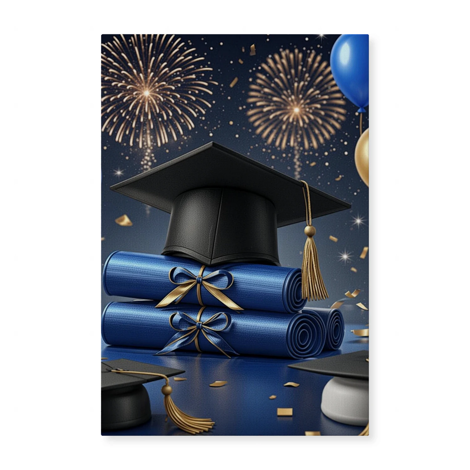Graduation Celebration TV Frame Art