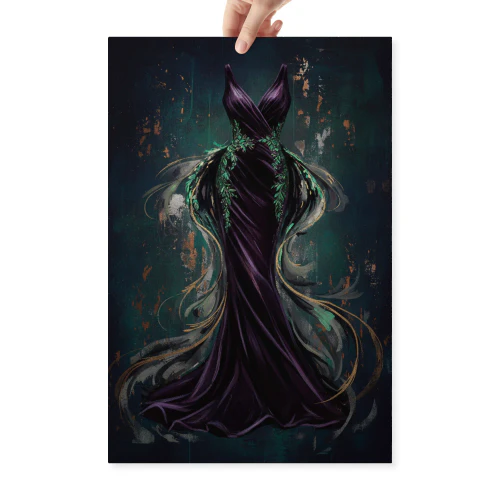 Dark Fantasy Mystic Cloaked Figure Art