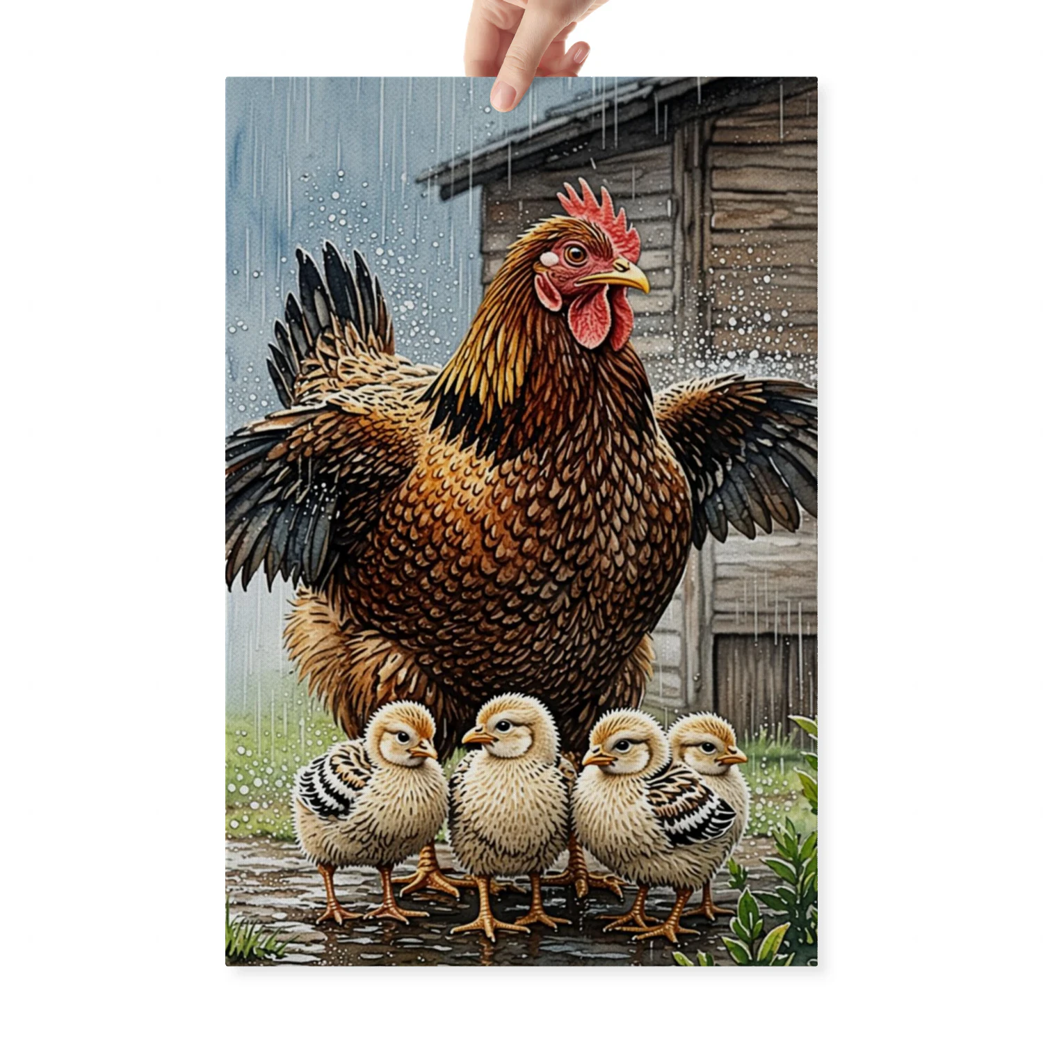 Mother Hen and Chicks