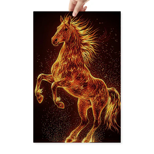 Fiery Phoenix Horse