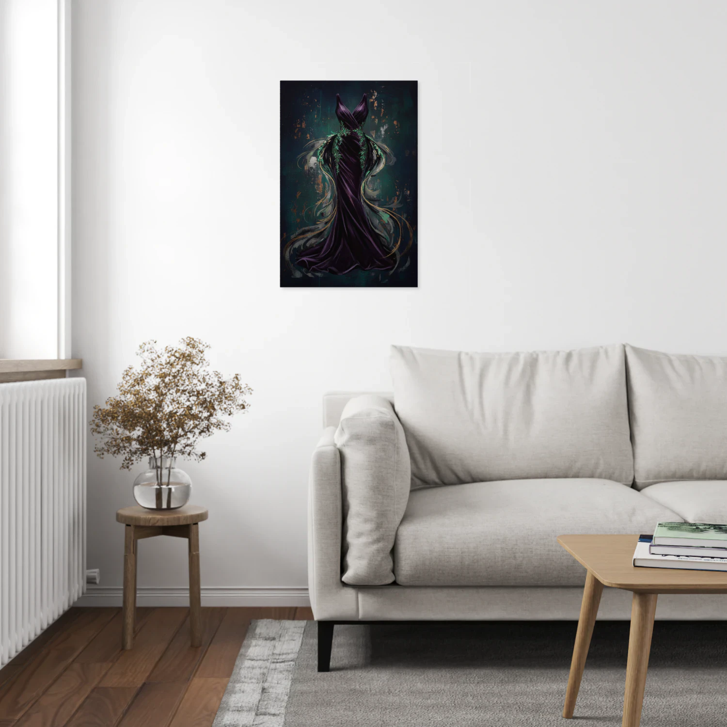 Dark Fantasy Mystic Cloaked Figure Art