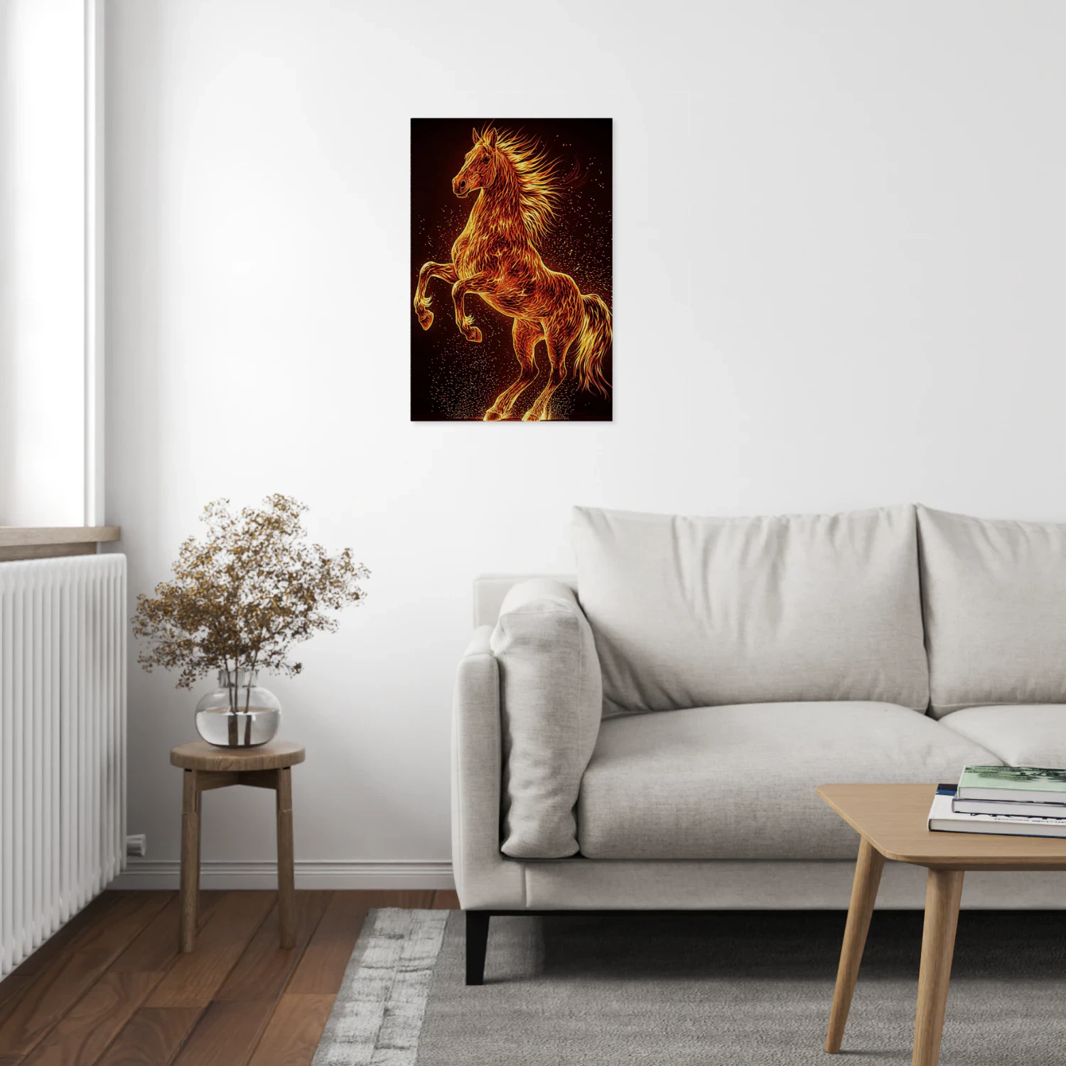Fiery Phoenix Horse