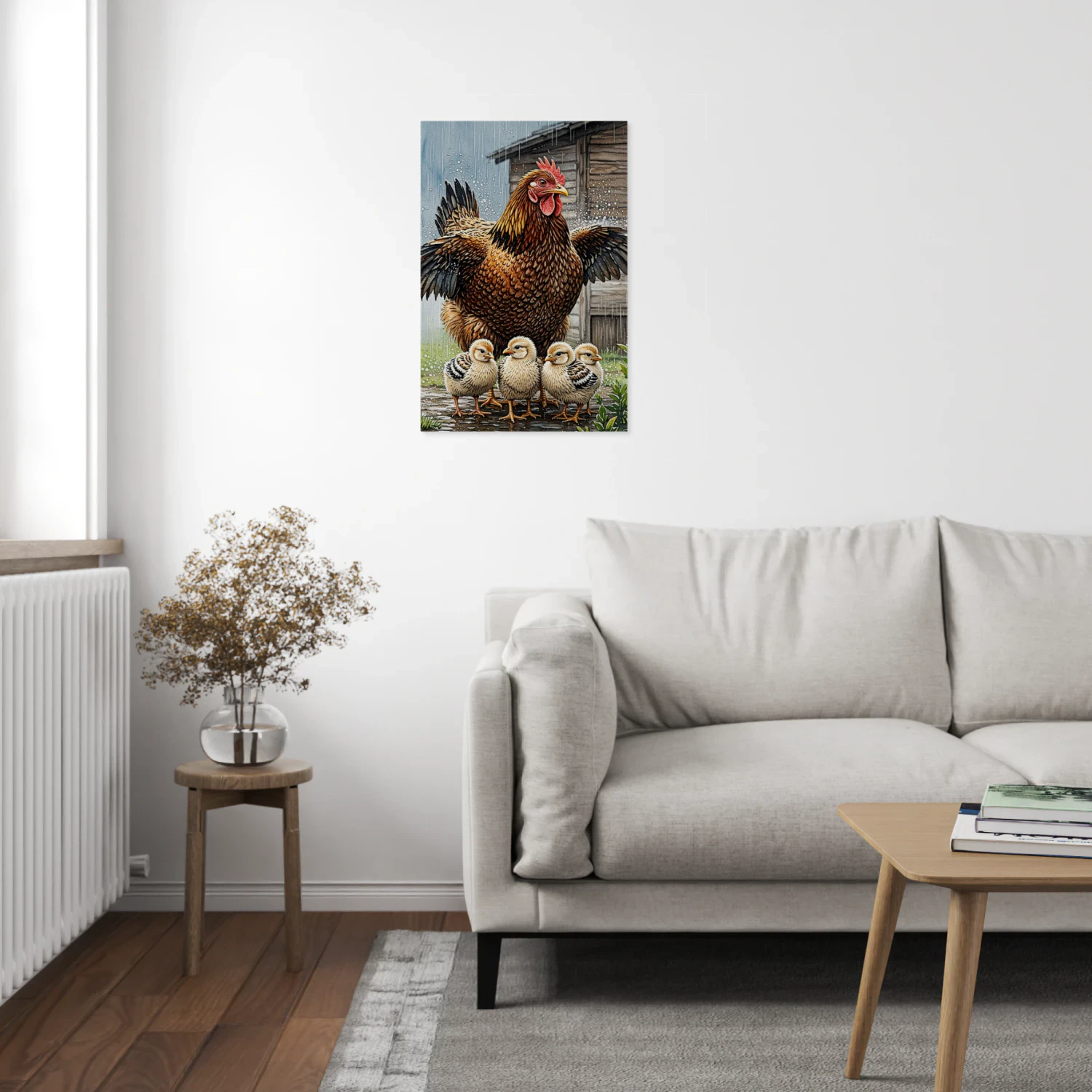 Mother Hen and Chicks