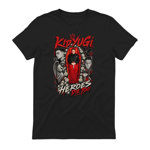 Heroes Die Too - Dark Gothic - T-Shirt