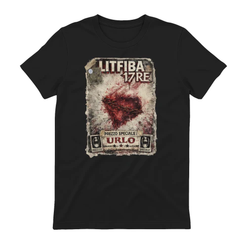 Litfiba – 17 King – Urlo Vintage Rock – T-Shirt