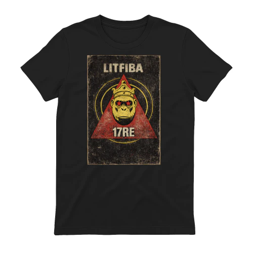 Litfiba – 17 Re – Vintage Gorilla Graphic – T-Shirt