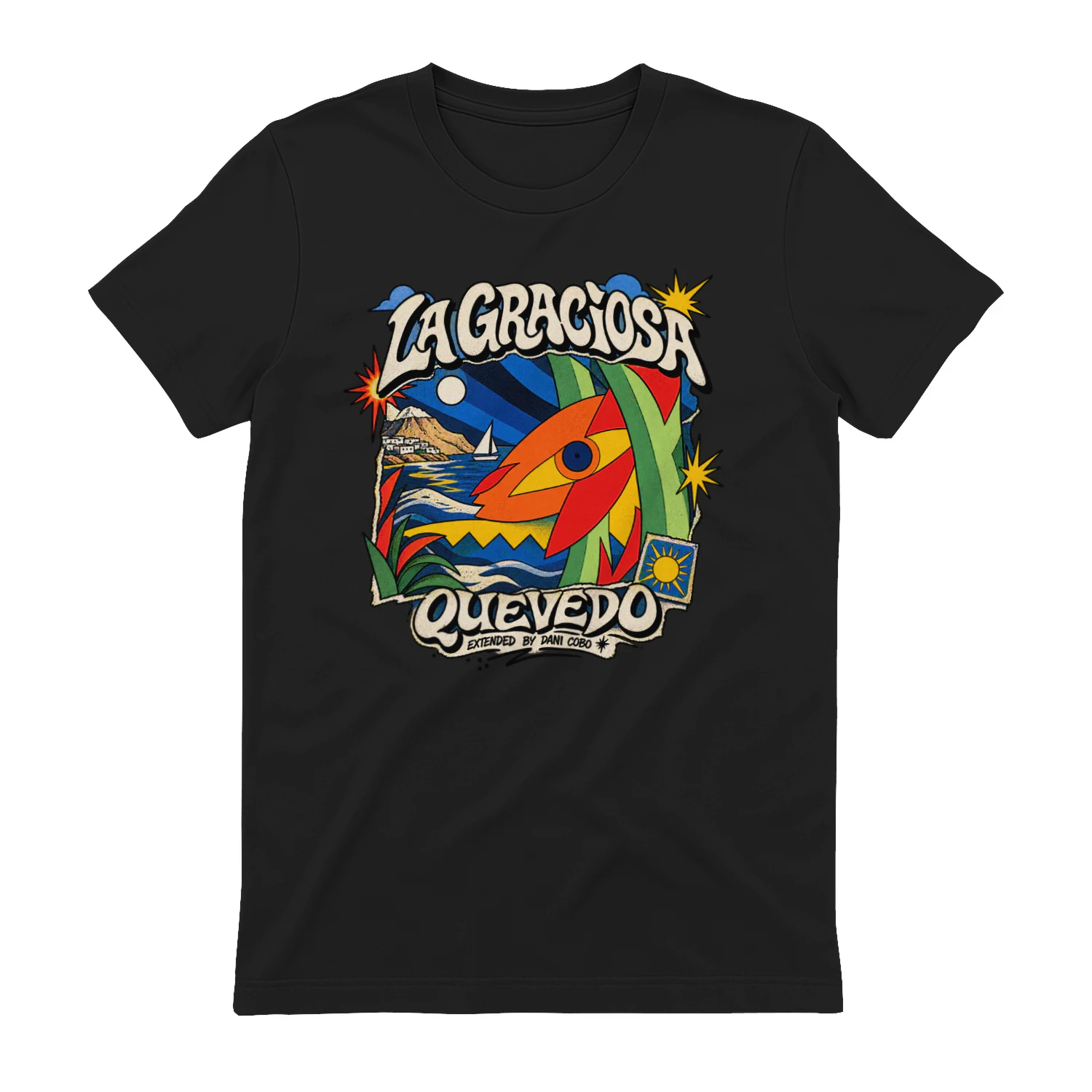 Maglietta Quevedo La Graciosa Graphic T-Shirt