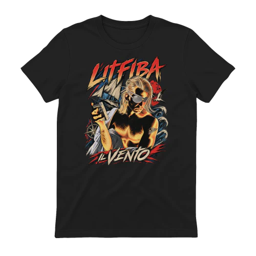 Litfiba - Il Vento - Vintage Comic - T-Shirt