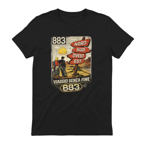 883 – Viaggio Senza Fine – Vintage Road Trip – T-Shirt
