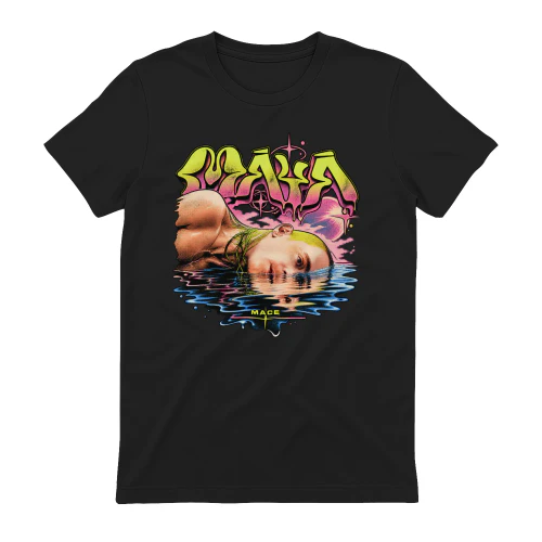 MACE - MAYA - Psychedelic Vaporwave Grunge - T-Shirt