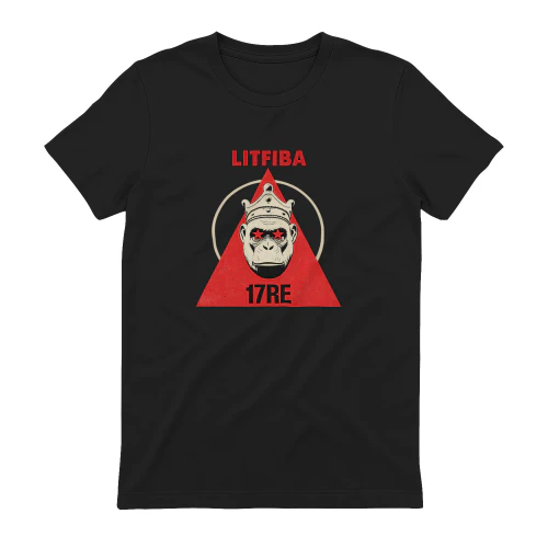 Litfiba – 17 Re – Minimal Vintage Gorilla – T-Shirt