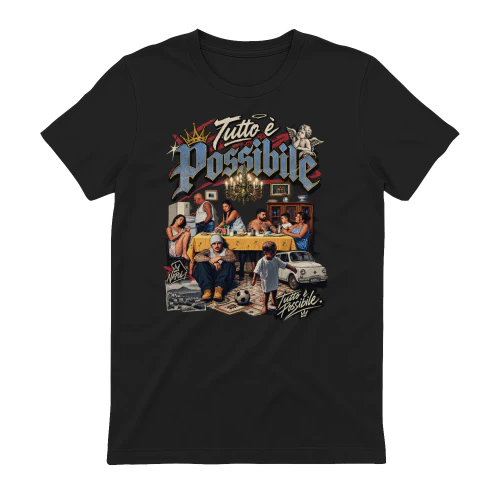 Geolier - 2 Giorni di Fila - Vintage Napoli - T-Shirt