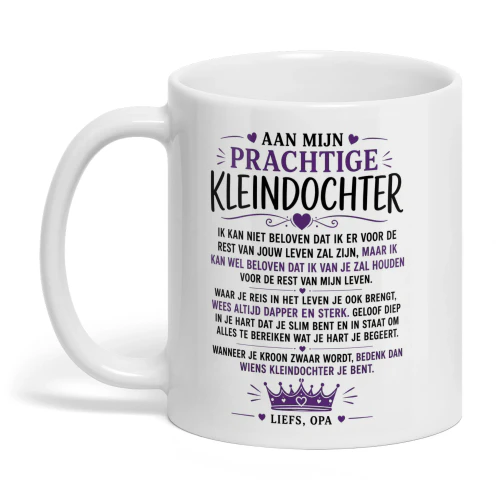 AAN MIJN PRACHTIGE  KLEINDOCHTER opa