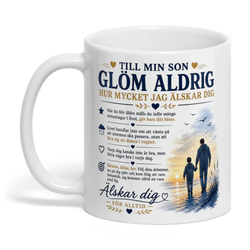 TILL MIN SON GLÖM ALDRIG