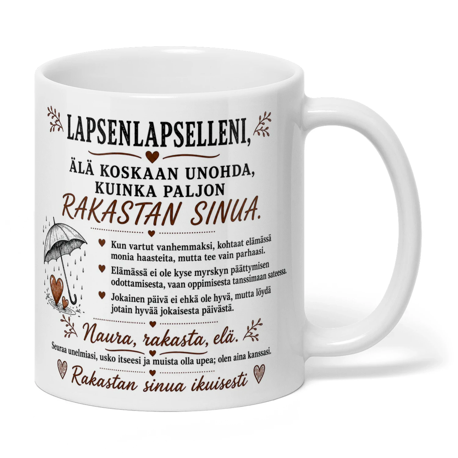 LAPSENLAPSELLENI, Rakastan sinua ikuisesti