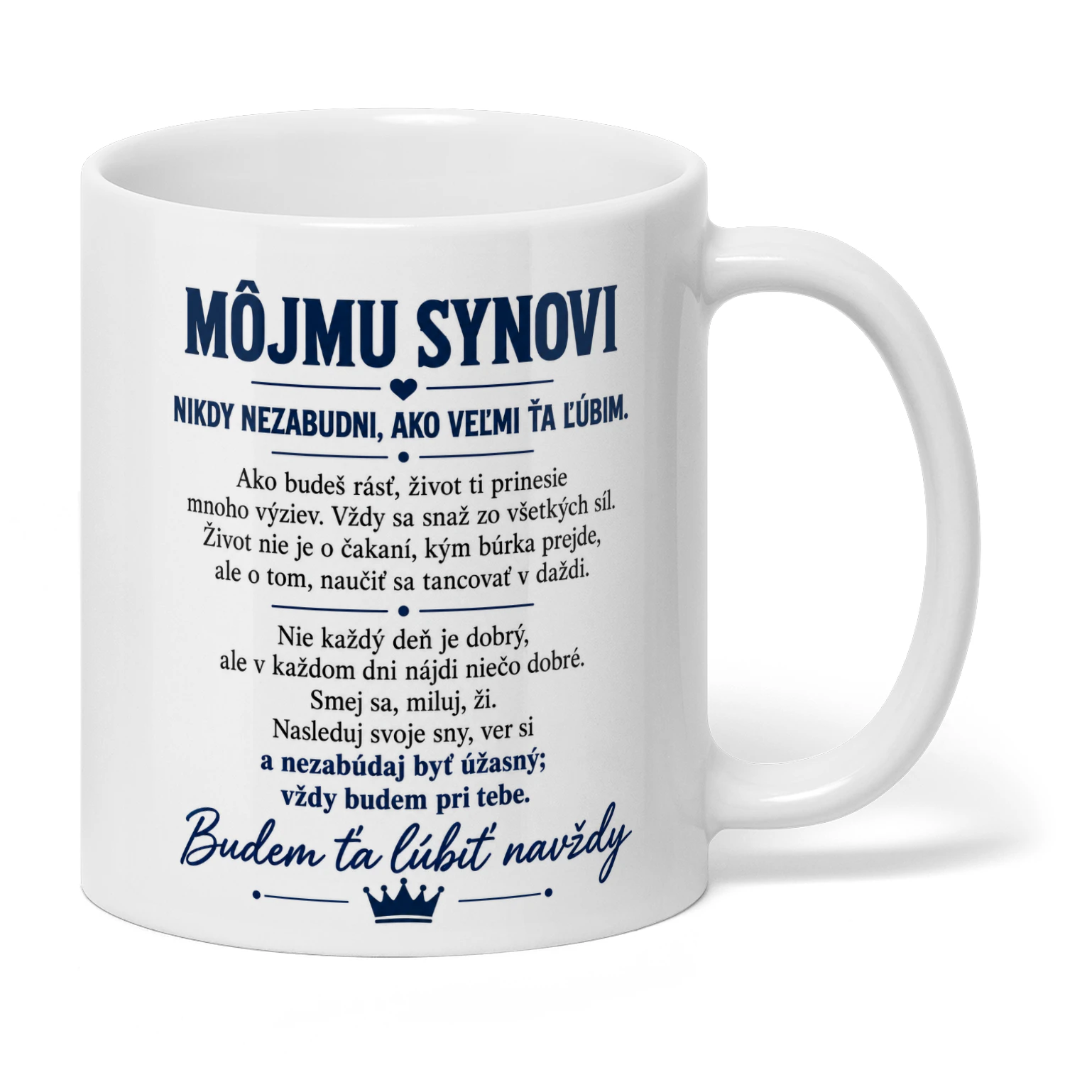 MÔJMU SYNOVI ... Budem ťa ľúbiť navždy
