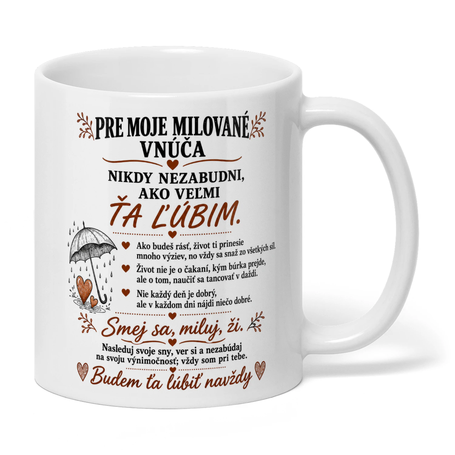 PRE MOJE MILOVANÉ VNÚČA ...  Budem ťa ľúbiť navždy  