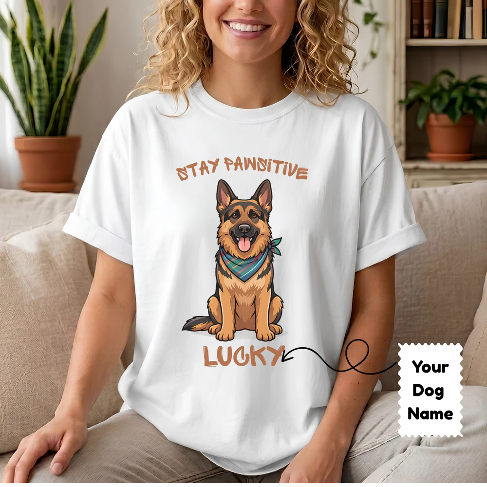 Custom Pet Name Unisex Garment-Dyed T-Shirt