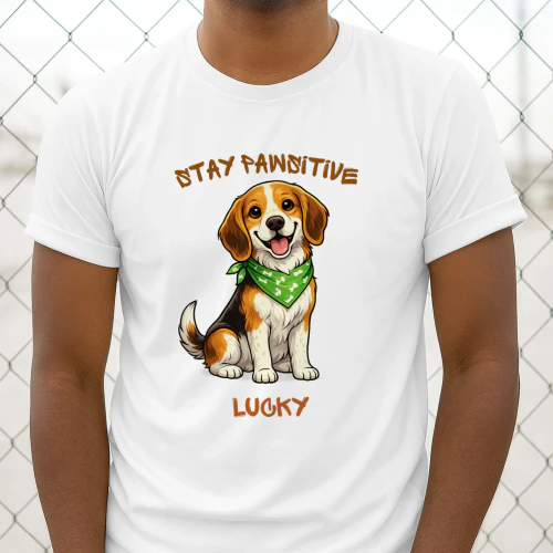 Custom Dog Name Tee-Stay Pawsitive
