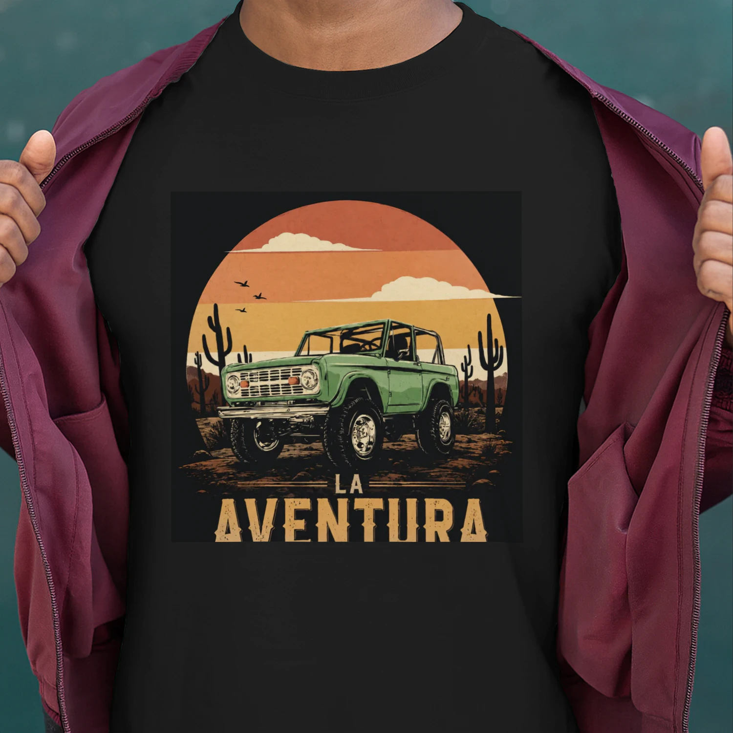 La Aventura Vintage Off-Road T-Shirt