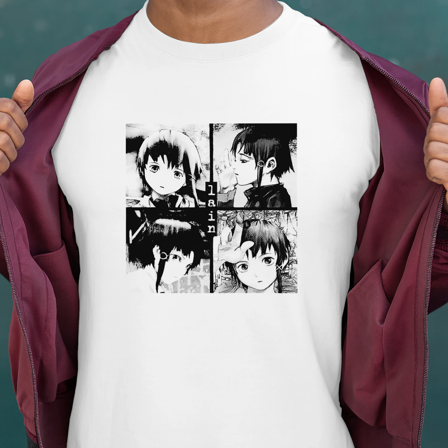 Serial Experiments Lain Cyberpunk T-Shirt | Premium Anime Tee