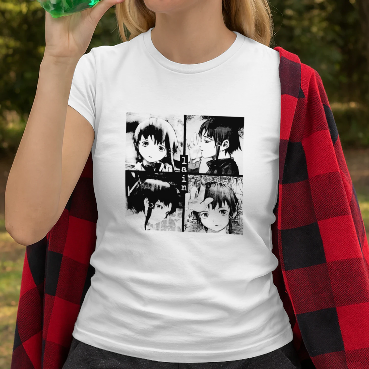Serial Experiments Lain Cyberpunk T-Shirt | Premium Anime Tee