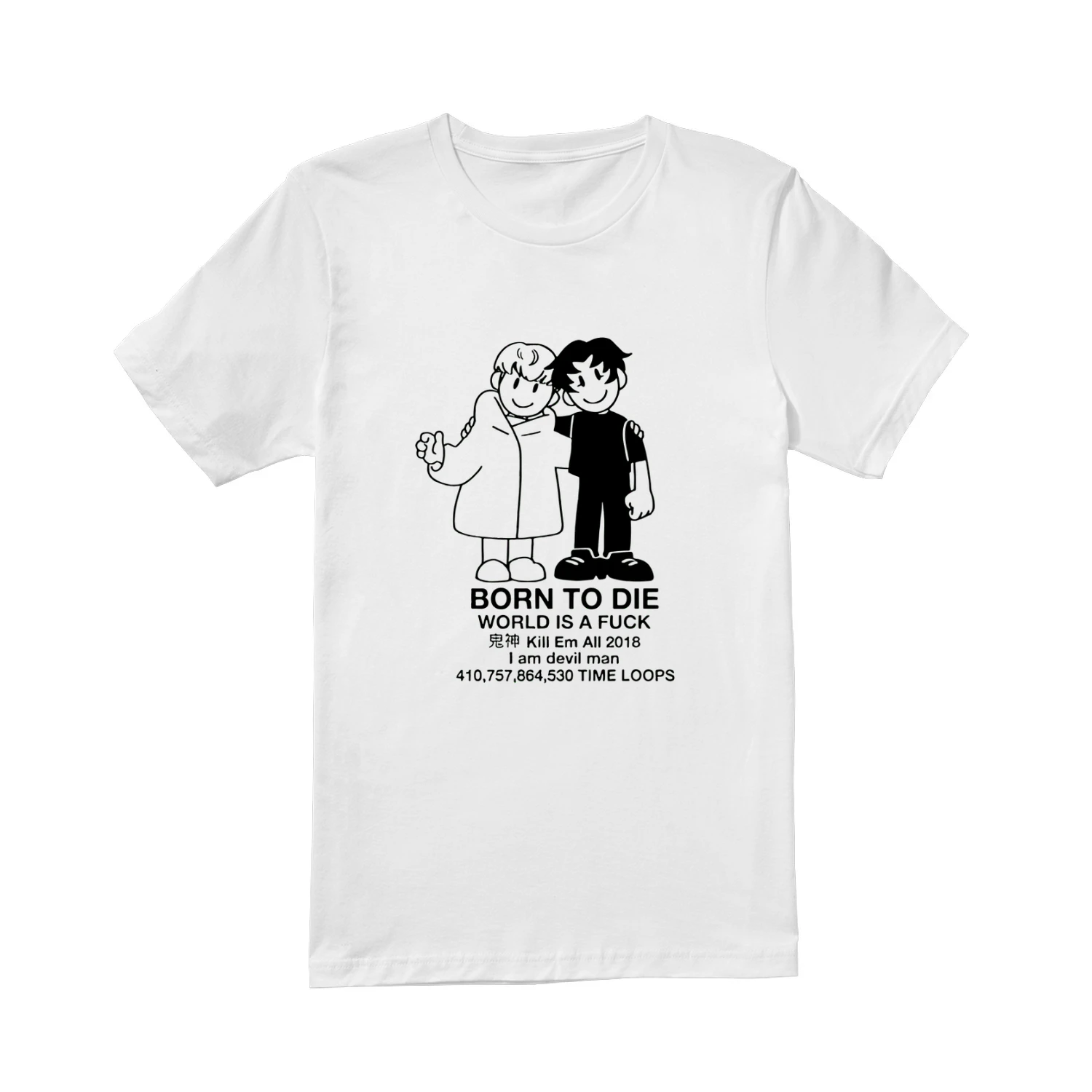 Devilman Premium Cotton T-Shirt | Anime Streetwear Apparel