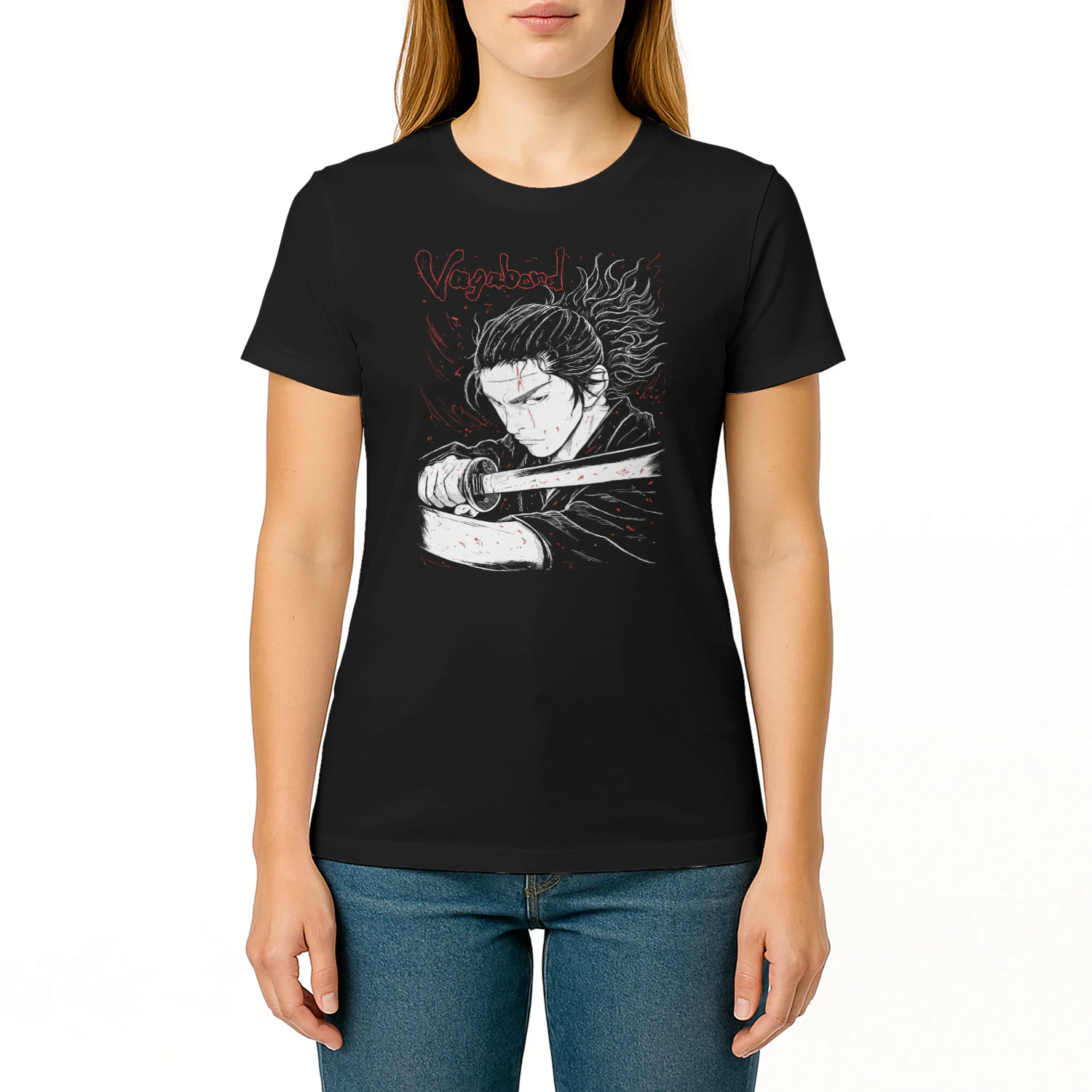 Vagabond Samurai Graphic T-Shirt | Unisex Manga Tee