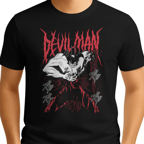 Devilman Anime Graphic T-Shirt 