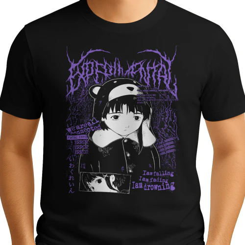Serial Experiments Lain Anime Graphic T-Shirt 