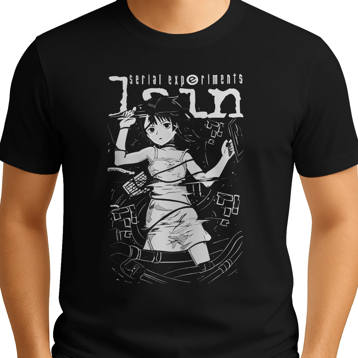 Serial Experiments Lain Vintage Anime T-Shirt | Japanese Graphic Tee